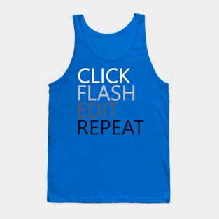 Click Flash Edit Repeat Tank Top